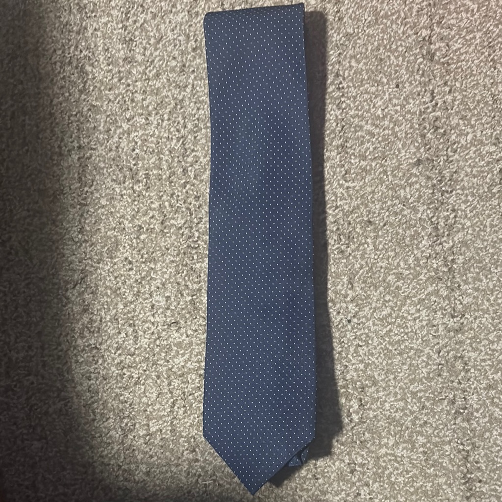 Blue Silk Classic Tie Accessory
